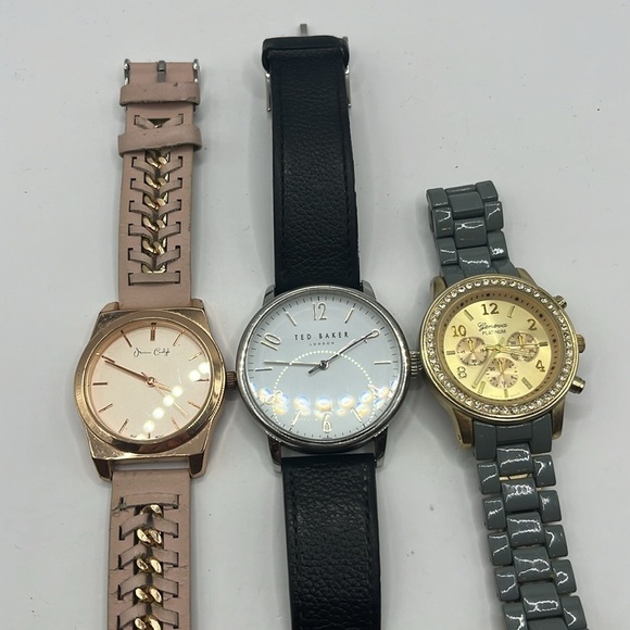 Ted Baker Watch | Geneva Platinum Watch | Jessica Carlyle Watch | 3 Watch Lot - Picture 13 of 13